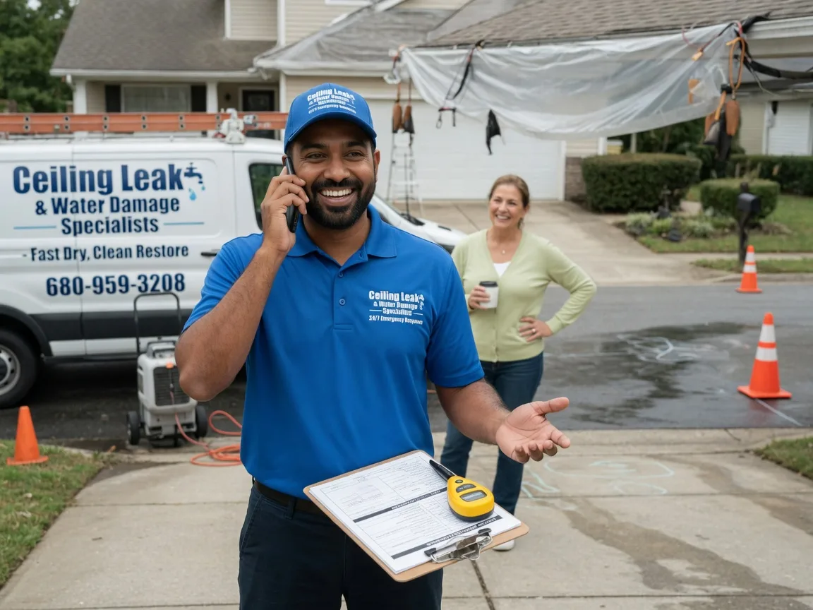 Ceiling Leak Cleanup Clyde, KS FAQs